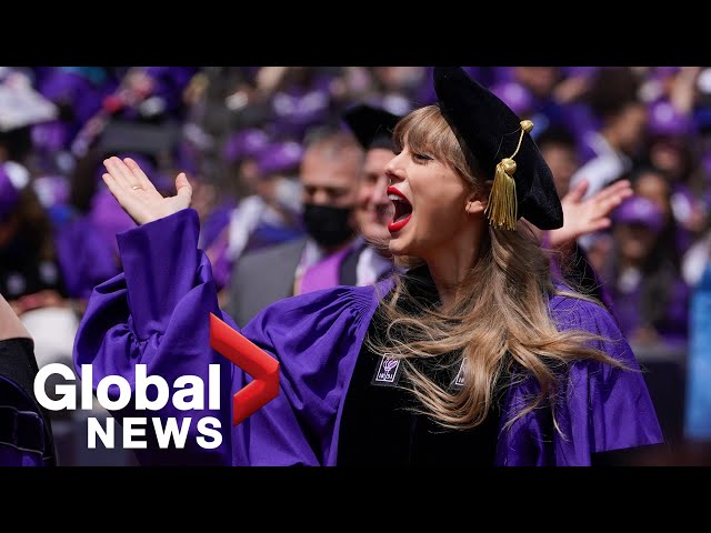 Taylor Swift gives NYU commencement speech after accepting honorary degree