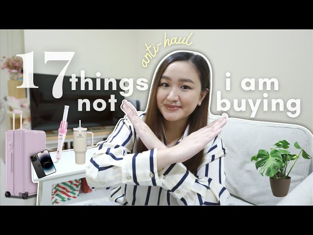 Anti-Haul 2023 | Things I am *NOT* buying this year 🙅🏻‍♀️