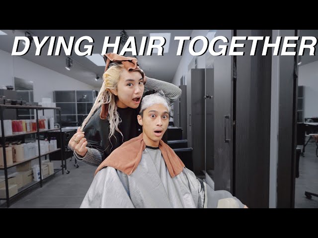 DYING OUR HAIR TOGETHER | VLOGMAS DAY 20