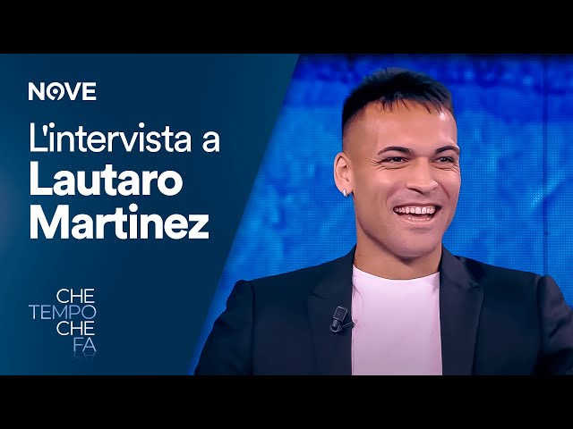 Che tempo che fa | L'intervista a Lautaro Martinez, campione d'Italia con L' Inter