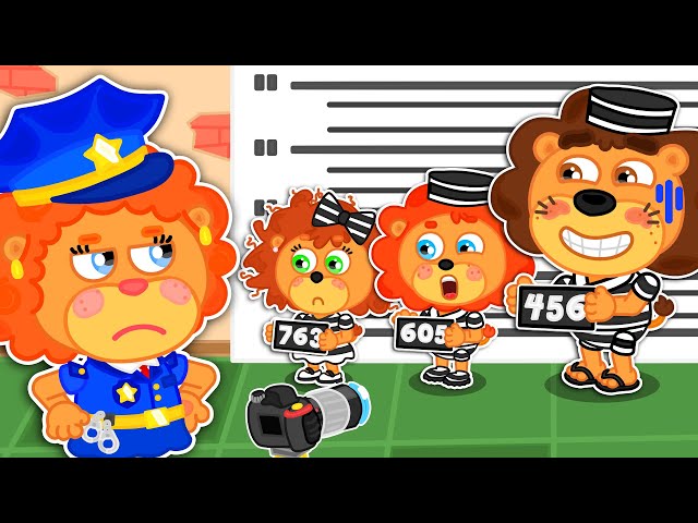 Lion Family | Mommy Locked Family for 24 Hours Challenge - Family Stories | Cartoon