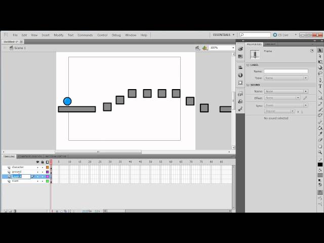 How to make a platform game in flash (CS5)