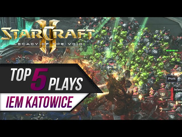 StarCraft 2: TOP 5 Plays - WCS Winter Championship