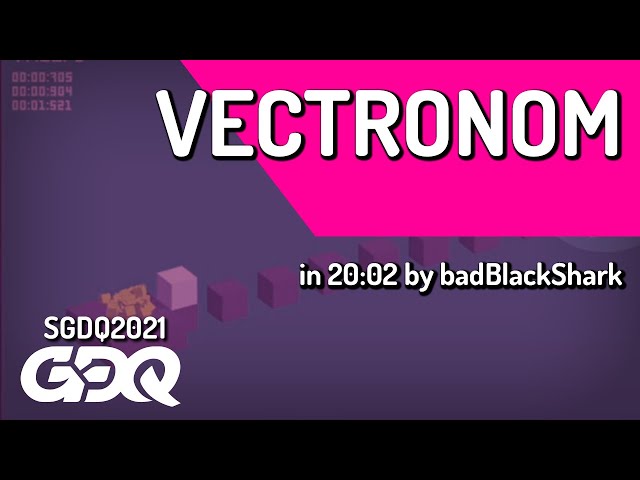 Vectronom by badBlackShark in 20:02 - Summer Games Done Quick 2021 Online