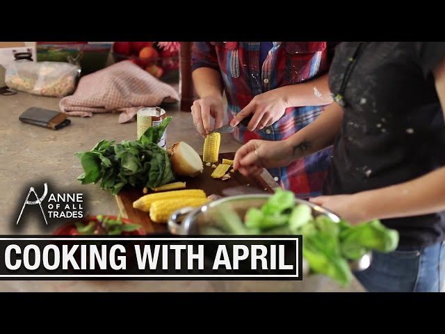 Teaching April Wilkerson to Cook