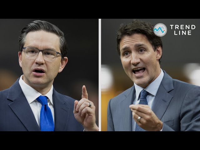 Poilievre's Conservatives have 7-point advantage over Trudeau's Liberals: Nanos | TREND LINE