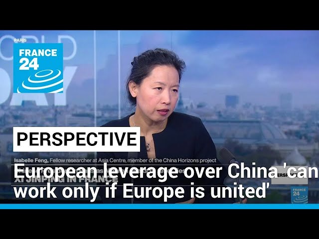 European leverage over China 'can work only if Europe is united', expert says • FRANCE 24 English