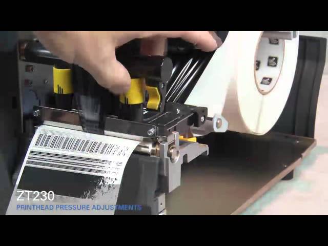 Zebra ZT230 How-To Adjust Printhead Pressure