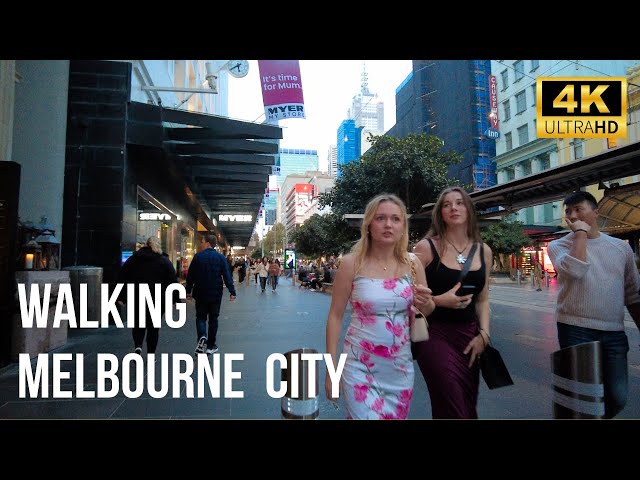MELBOURNE Australia WALKING TOUR Of The CITY
