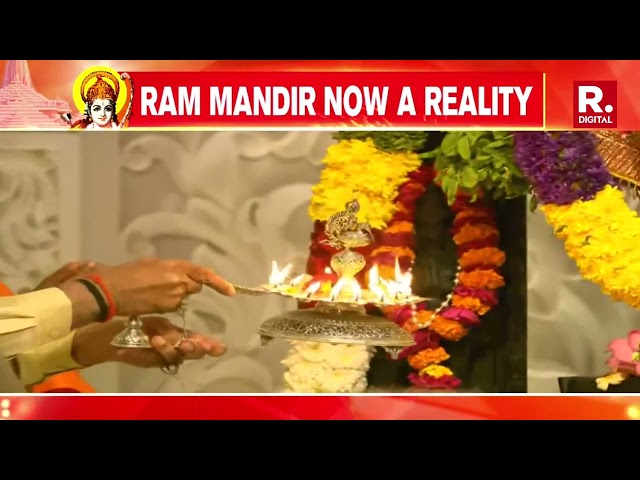 PM Modi Performs First Maha Aarti At Ram Mandir After Pran Pratishtha Ceremony