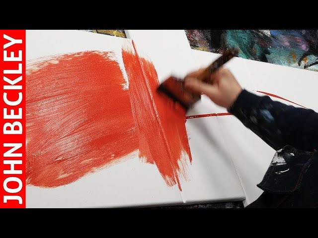 Abstract Painting EASY With Masking Tape | Inaro