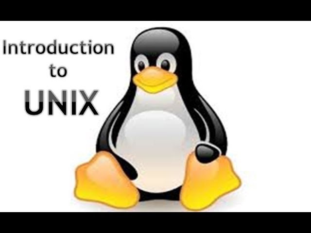 00. Introduction to Unix - Overview