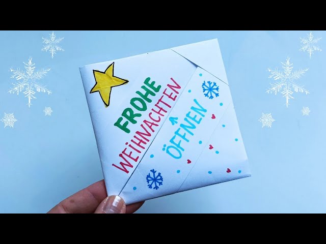 Simple: Make a DIY surprise card for Christmas