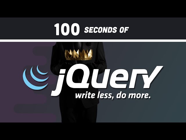 The Legend of jQuery in 100 Seconds