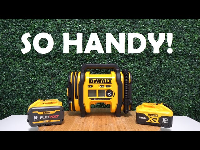 DEWALT Tire Air Inflator 2 IN 1 DCC020IB UNBOXING TEST REVIEW
