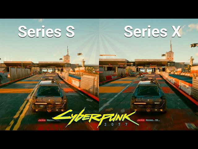 Cyberpunk 2077 Gameplay - Xbox Series X vs Xbox Series S