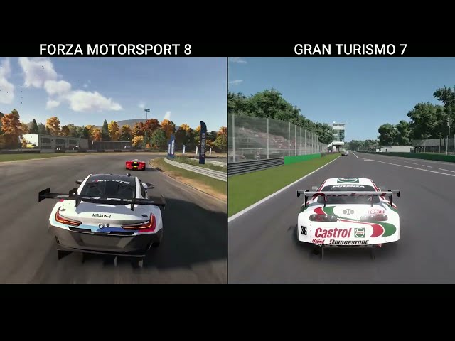 Forza Motorsport (2023) vs Gran Turismo 7 | CHASE CAMERA GAMEPLAY