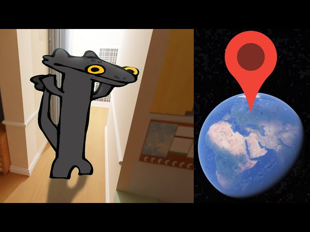 Toothless Dancing Breaks into Your House on Google Earth!