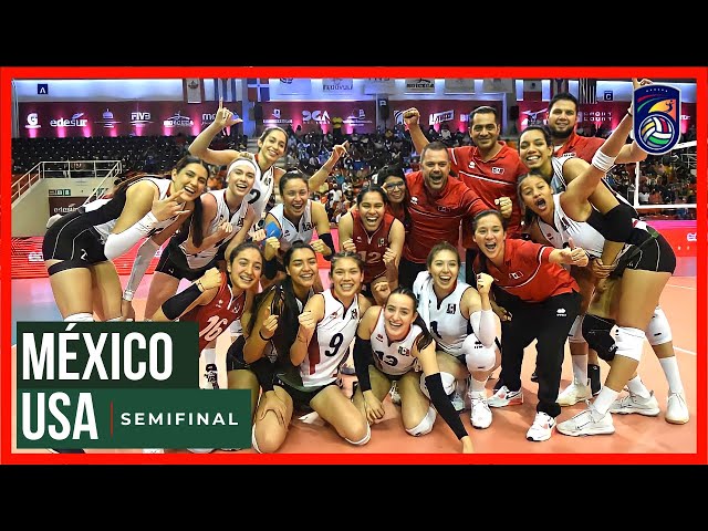 Mexico 3 - 1 USA | Norceca Copa Panamericana | Semifinal | 18.09.2021