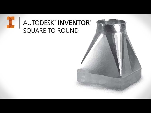 How to create square to round sheet metal | Autodesk Inventor