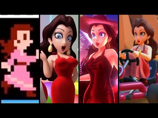 Evolution of Pauline in Mario Games (1981-2020)