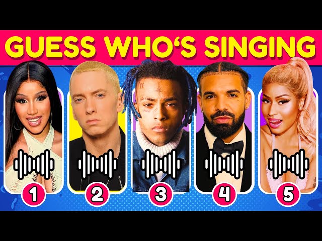 Guess Who's Singing - Most Popular Rap Songs EVER 📀🎵