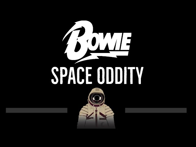 David Bowie • Space Oddity (CC) 🎤 [Karaoke] [Instrumental Lyrics]