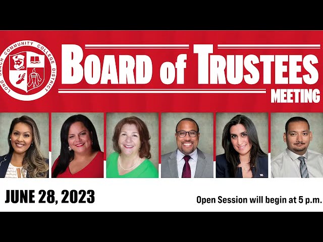 LBCCD Board of Trustees  - Special Meeting - June 28, 2023
