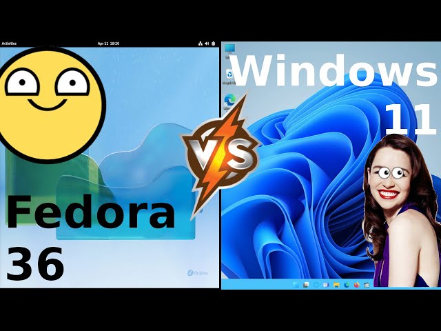 Fedora 36 vs Windows 11: RAM & CPU Usage Comparisons