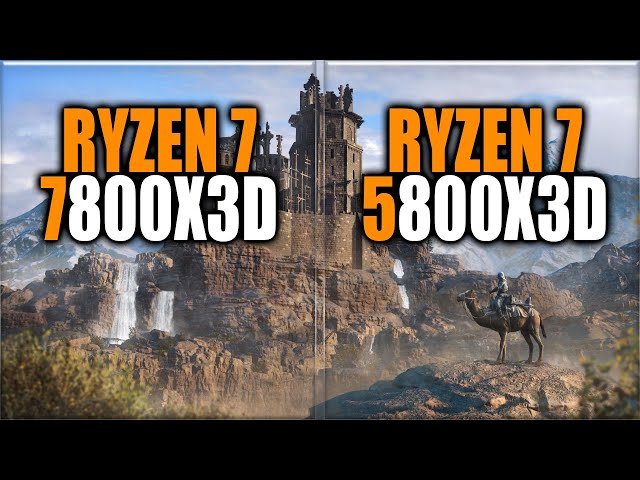 7800X3D vs 5800X3D Benchmarks - Tested in 15 Games and Applications