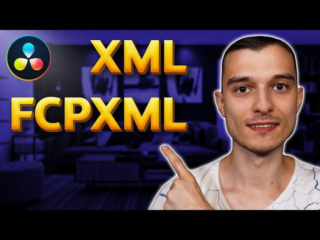 FCPXML & XML Datei importieren in DaVinci Resolve 18
