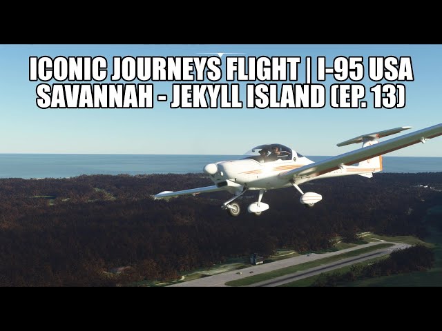 MSFS Iconic Route Flight - I-95 USA | Multi-let VFR Flight - Series 1 (Ep.13) - Multiplayer