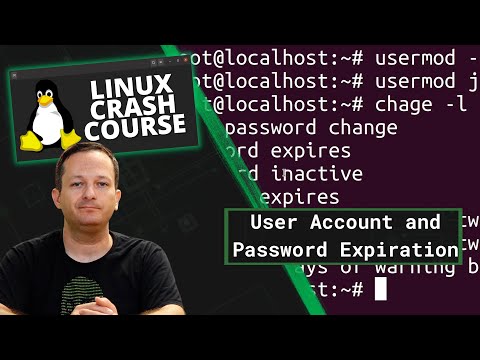 Linux Crash Course - User Account & Password Expiration