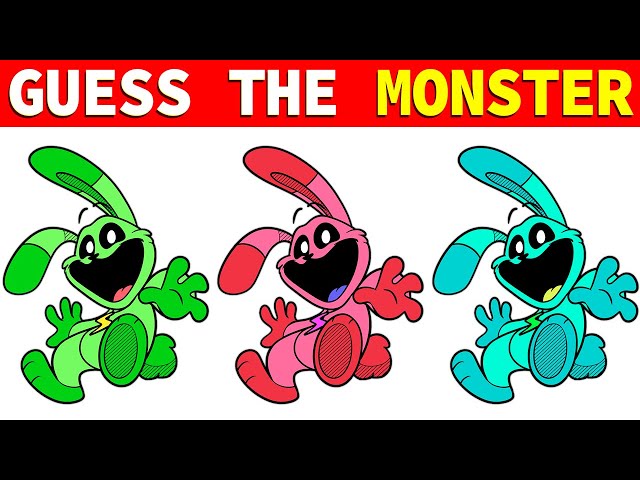 Guess The CORRECT MONSTER | Poppy Playtime Chapter 3 Character And Smiling Critters