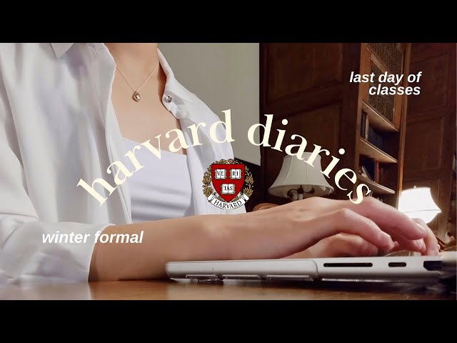 harvard vlog | last day of classes & winter formal