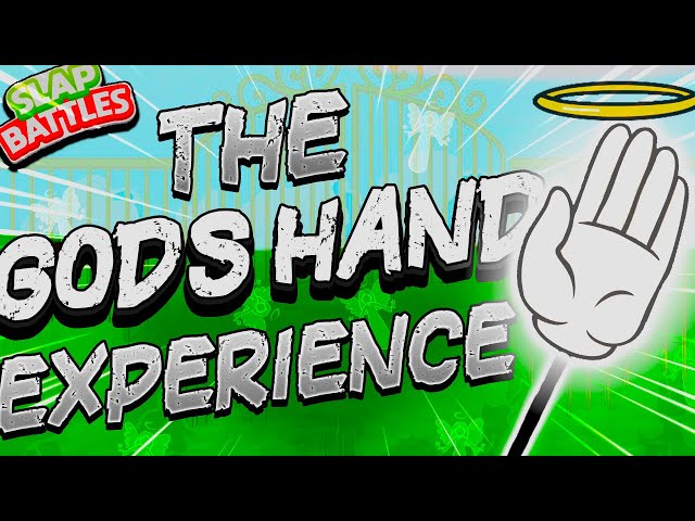 The GOD'S HAND Glove Experience in Slap Battles 👼 - Roblox