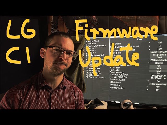 LG C1 Firmware update follows the C4 release. Is LG nerfing your old TV? Post if you see any changes