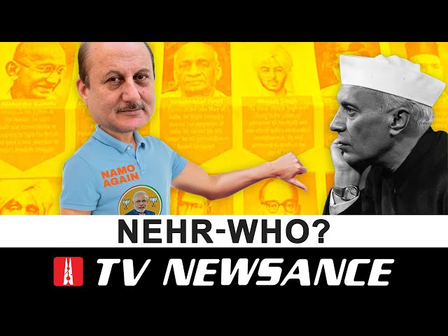 Anupam Kher’s Nehru bashing on News18, injustice to Bilkis Bano | TV Newsance 183