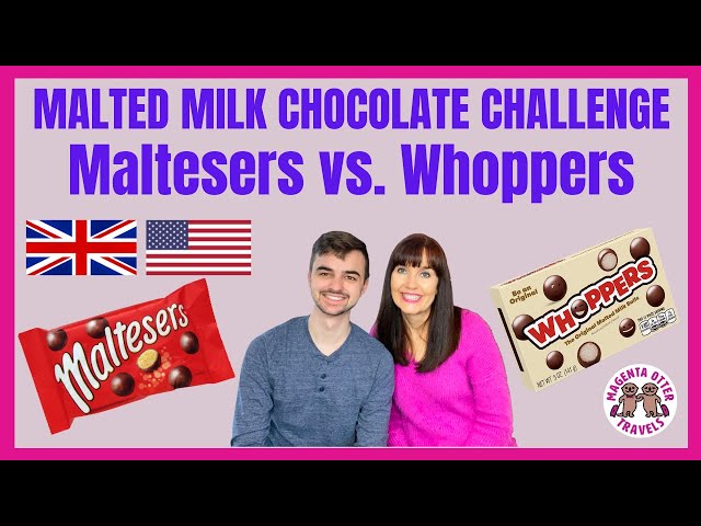 Maltesers vs Whoppers – Malted Milk Chocolate Challenge!!!