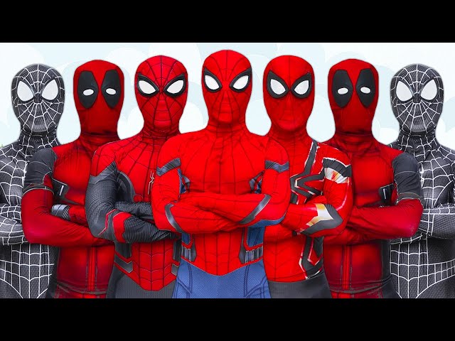 We Are Big Family | Brother Spiderman Fighting Bad Guys Together