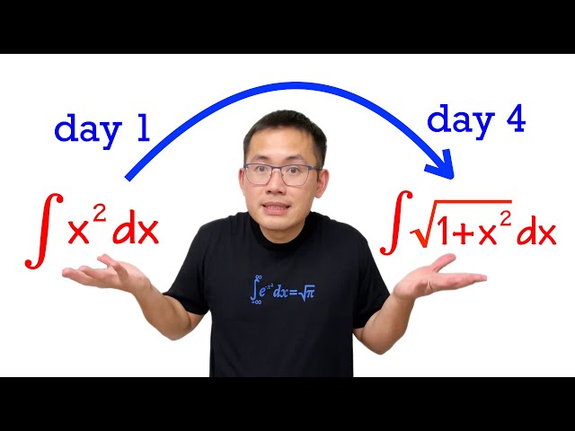 the first 5 days of calculus 2 but the integrals get harder!