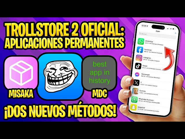 TROLLSTORE 2 TUTORIAL WITH PC ✅ INSTALL APPS THAT NEVER REVOCATE AND WITHOUT JAILBREAK (MCD and KFD)