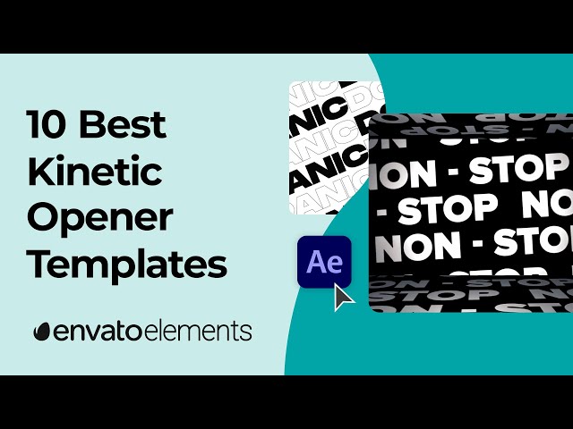10 Best Kinetic Opener Templates for After Effects