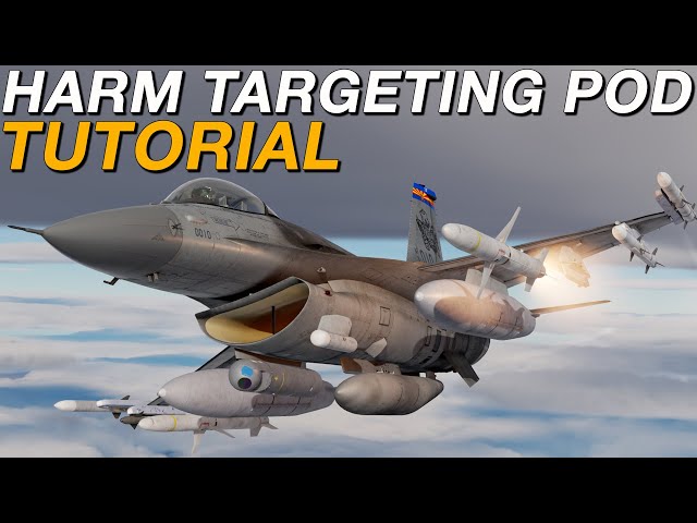 DCS F-16C Viper HARM Targeting System & Markpoints Tutorial!