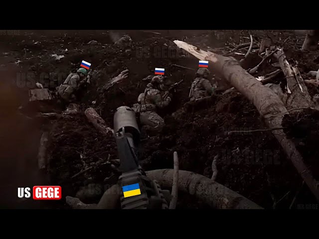 POV footage show! Ukrainian special forces storm Russian trench on eastern front