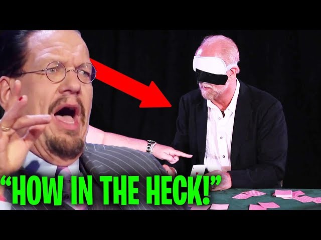 Blindfolded Magician SHOCKS EVERYONE ON LIVE TV (Penn & Teller)
