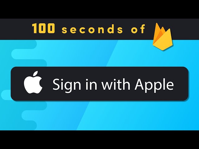 Sign in with Apple from a Firebase Web App