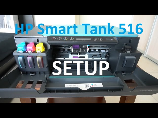 Setup: HP Smart Tank 515 551 555 559 516 519 Ink Tank Printer
