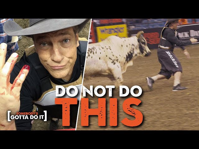 Mike Rowe Faces Down a 2,000 POUND BULL at PBR | Somebody's Gotta Do It