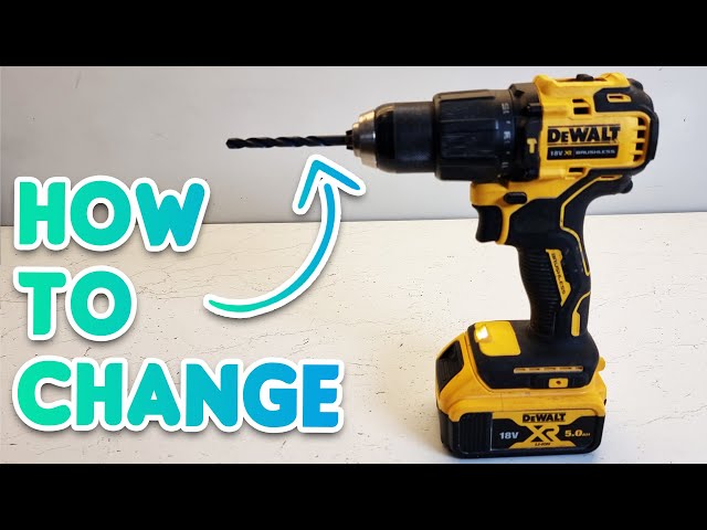 How To Change The Drill Bit On A DeWALT Drill